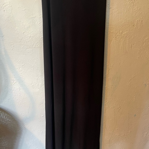 Express Elegant Black Maxi Dress With Open Back - Picture 2 of 7